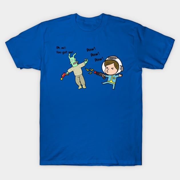 Pew! Pew! Pew! Got You! T-Shirt by TJManrique